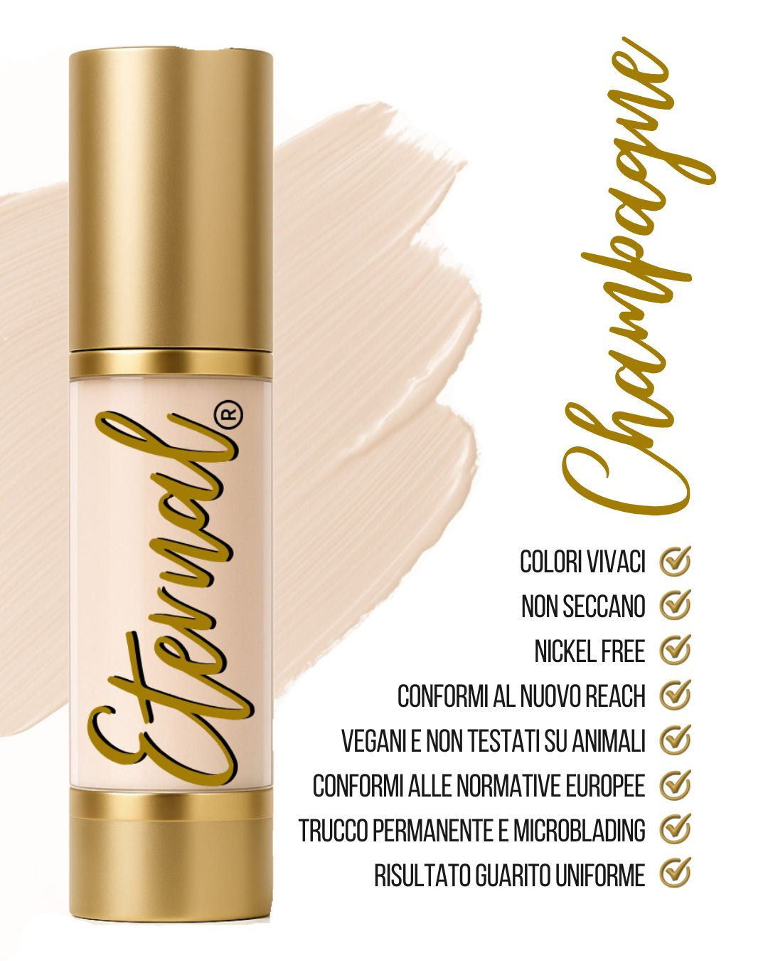 Pigmento PMU e MEDICALE Champagne