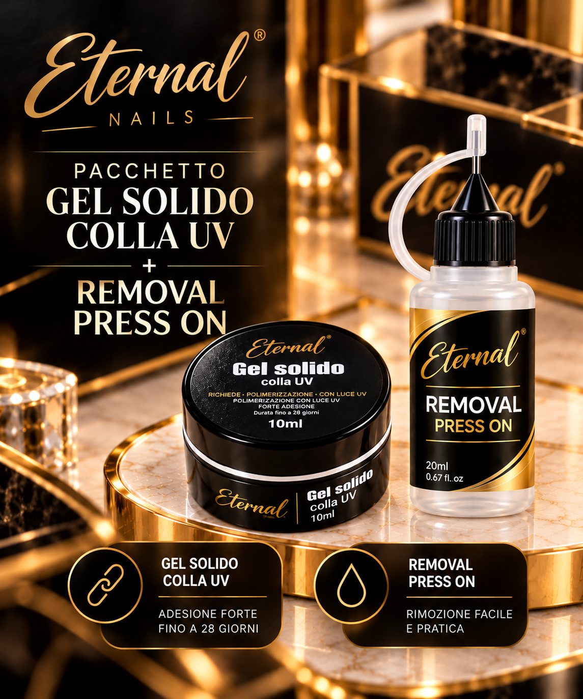 KIT REMOVAL + GEL SOLIDO UV