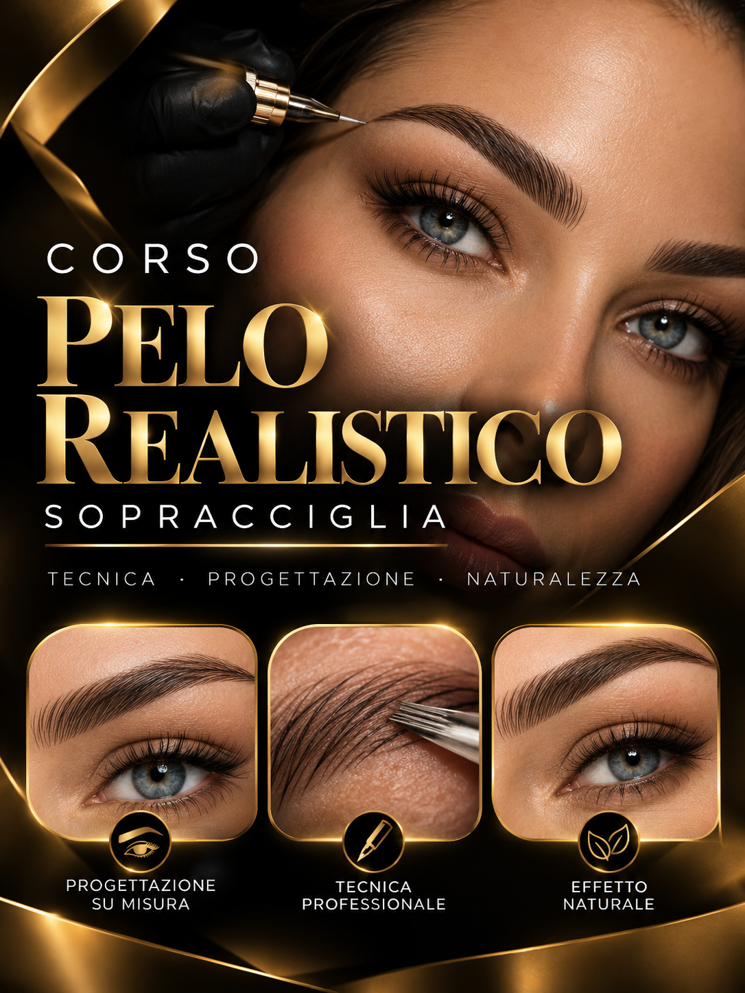 Corso Pelo Realistico Sopracciglia