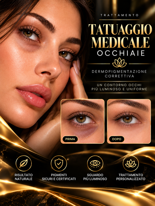 Tatuaggio Medicale Occhiaie